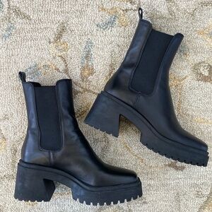 Steve Madden Flynn Leather Chelsea Boots